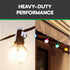 C9 50 Pack (0.7x1.1x0.07) Signs Authority Magnetic Light Clips for Sockets Heavy Duty Outdoor String Light Clips Roof