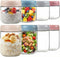 ColoVie 8 Pack Overnight Oats Containers with Lids, Chia Seed Pudding Jars,