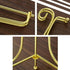 Artliving Gold Metal Plate Stands for Display - 10-Inch Adjustable Easel Holders for Plates, Frames, Cookbooks (2-Pack)