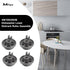 4581DD3003B Lower Dishrack Roller Assembly for L-G Dishwasher Wheels, 4 Pack