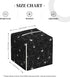 Leather Spider Web Tissue Box Holder, Square Waterproof Tissue Cover, Modern Napkin Organizer for Office