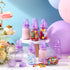 30 Sets SiliFine Pcs Baby Shower Favors Party Bottle Chug Game Mini Bottles Gift for Gender Reveal Birthday Party