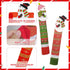 Christmas Refrigerator Handle Covers Set of 4, 3D Snowman Decor, Washable Fridge Door Handle Cover, Kitchen Christmas