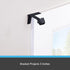 Kenney Fast Fit 5/8" No Measure Curtain Rod Brackets in Matte Black