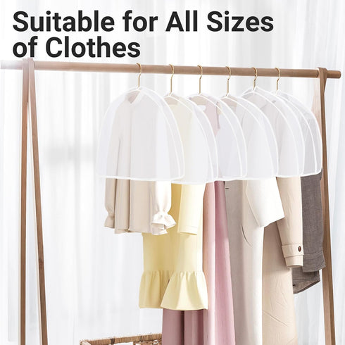 Shoulder Cover, 24x12x2 inch, Pack of 24 - Clothes Cover for Hanging T Shirt, Suit, Coat, and Wedding Dress