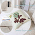 YeeJu Set of 4 Cotton Linen Floral Decorative Throw Pillow Covers 20x20 Inch for Home Decor