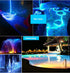 Outdoor Waterproof LED Strip Lights, IP68 12v Boat Underwater Lights, 16.4ft 5050 White Rope Light