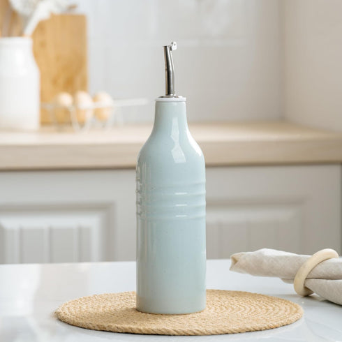 famiware Jupiter 16oz Ceramic Olive Oil Dispenser Bottle, 1 Piece Oil Dispenser