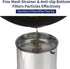 1.2L Bacon Grease Saver Container with Fine Mesh Strainer, Non-slip Silicone for Cooking Oil Storage