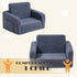SUFUS 2-in-1 Toddler Baby Chair Couch Sofa Kids Foldable Sherpa Fold Out Couch Toddler Chairs Comfy for Boys & Girls