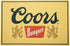 Coors Banquet Bar Mat, 18x12 inches Non-Slip Rubber Backing for Countertop Home Bar, Coffee Maker, Pet Bowl