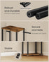 3-Tier 9.4 15 27.8 Inches, ULLS153K01 VASAGLE Superfast Toolless Assembly, Shelf for Living Room, Standing Shelf