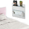 Bedside Shelf Organizer, Adhesive Wall Mounted Holder for Phone, Glasses, Remote Control - White, Good for Home,