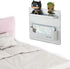 Bedside Shelf Organizer, Adhesive Wall Mounted Holder for Phone, Glasses, Remote Control - White, Good for Home,