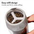 Settings, OXO Good Grips Contoured Mess-Free Pepper Grinder, Adjustable Ceramic Grinder with Five Black Pepper Mill