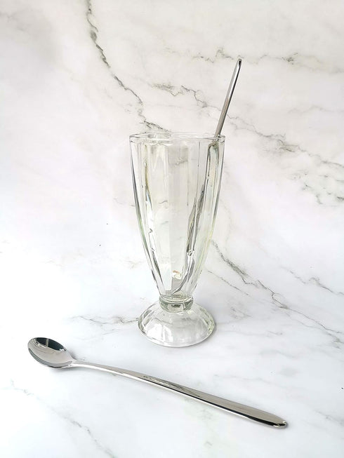 6 Piece Long Handle Spoon Set, 8.5 Inch Ice Tea Spoon, Premium 18/10 Stainless Steel