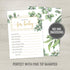 Baby Shower Wishes Cards, Gender Neutral Double-Sided Advice and Wishes Cards, Set of 50, Watercolor Design