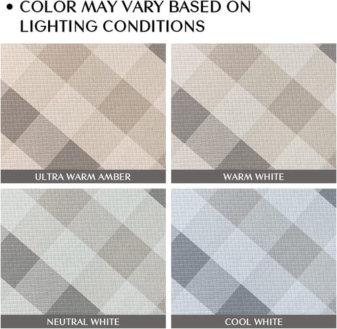 Set 2 0.4Inch Plaid(Size:17"x28"&17"x47") Sunlit of Anti Fatigue Kitchen Floor Mat, Non Slip Waterproof Comfort