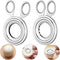 Boao 2 Pieces Stainless Steel Egg Topper Cutter for Boiled Egg Shell Scissors Opener Kitchen Tool