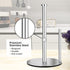 Paper Towel Holder Countertop - OBODING Stainless Steel Kitchen Paper Towel Stand for Organization, Silver
