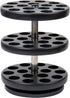 Mind Reader Single Serve Coffee Pod Carousel - 45 Pod Capacity, Countertop Organizer, 9.5" L x 9.5" W x 11.75" H (Black)