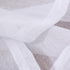 MYSTIC-HOME Sheer Curtains White 45 Inch Length, Set of 2 Rod Pocket Voile Drapes for Living Room, Bedroom