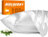 100% Mulberry Silk Pillowcase for Hair and Skin, 22 Momme Natural Silk Pillow Case with Zipper, Queen 20'' 30'' (White)