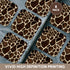 3dRose Giraffe Coat Soft Coasters, Set of 8