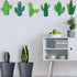 24 Pcs Cactus Cutouts Wooden Ornaments | Summer Themed Party Banner DIY Green Decoration for Mexican Birthday Baby