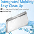 Baking Sheets Set of 2, Bastwe 16 inch Cookie Sheets & Stainless Steel Baking Pans, Rectangle Size 15.95L x 11.97W