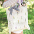 Kazova Floral Cotton Canvas Tote Bag, Aesthetic Flower Tote Minimalist Reusable Bag with Handles