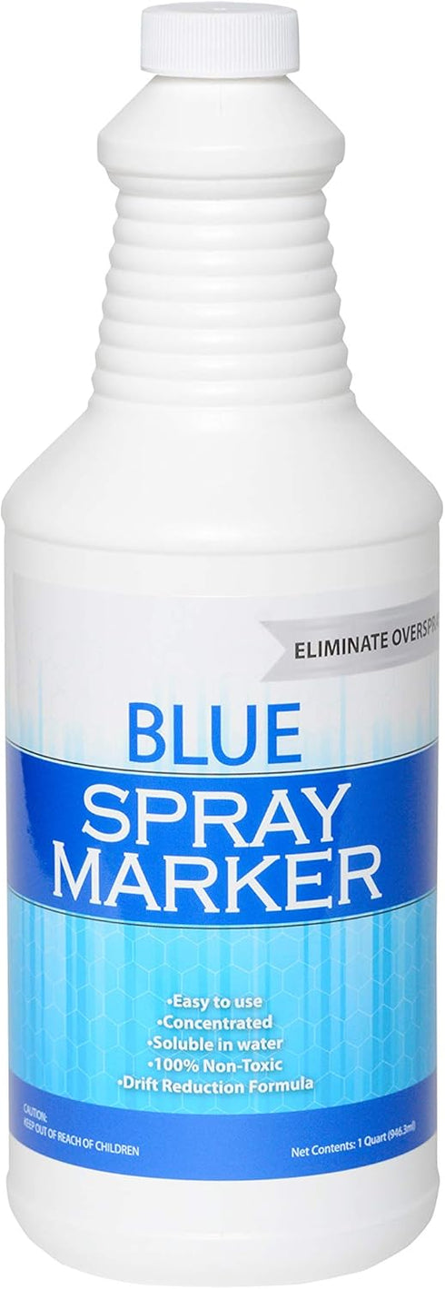 Bluewater Chemgroup Blue Spray Marker - (32 Ounces) - Weed Spray Dye, Herbicide Dye,