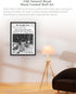 12x16in Set 1 iHery Natural Black OAK Wood Disco Tequila Newspaper Framed Wall Art, Trendy Modern Cocktail Bar Cart