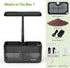 Indoor Herb Garden Kit, Hydroponic Growing System with LED Grow Light Quiet Water Pump for Home Kitchen Office Healthy