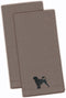 Caroline's Treasures BB3468GYTWE Gray Portuguese Water Dog Embroidered Towel Set of 2 for Hand, Face, Tea