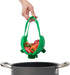 Cuisipro Silicone Vegetable Steamer, 16 x 9 x 3in, Green