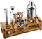 Soing Silver 24-Piece Cocktail Shaker Set,Perfect Home Bartending Kit for Drink Mixing,Stainless