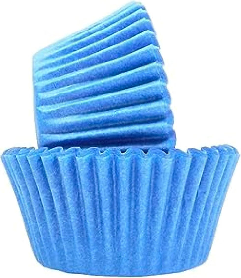 Regency Wraps Standard Baking Cups, Light Blue Solid, Pack of 40, Greaseproof Professional Grade for Cupcakes and