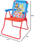 Colorful Paw Patrol Kids Folding Chair for Indoor & Outdoor Fun