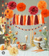 Fall Bridal Shower Decorations, Thanksgiving Decorations, Burgundy Champagne Orange Fall In Love Banner for Engagement
