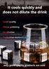 Stainless Steel Ice Cubes, Frozen Metal for Bar, Cold Beer & Whiskey, 8 Pieces
