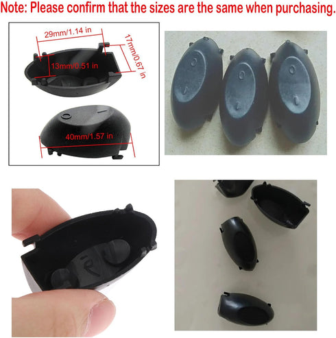 10 Pack Electric Kettle Switch Cap Replacement Button Switches ON OFF Control Knob Press Cover for Hot Water Heater Boiling Tea Kettles Boiler Repair Parts by NentMent