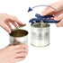Home Kitchen Safety Bottle Jar Wine Manual Can Opener, 4-in-1 Gadget with Corkscrew, Blue