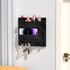 Bedside Wall Organizer, Self Stick Wall Mount, Cute Aesthetic Room Decor, Girls Bedroom Storage and Organization