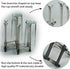 2 Pcs Cup Drying Racks Set, Retractable Drinking Glass & Baby Bottle Drainer Stand for Kitchen Countertop
