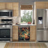 Mandala Dishwasher Magnetic Cover, Beautiful Kitchen Decoration, Self Adhesive Magnet Refrigerator Decal