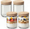 16oz 4 Pack Overnight Oats Containers with Lids, Glass Mason Jars with
