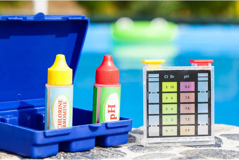 WWD POOL 3-in-1 Swimming Pool Testing Kit, Spa Water Chemical Test Kit for Chlorine, Bromine, pH