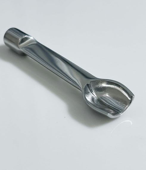 brocoli Mini Stainless Steel Scoop and Tamp Tool for Dry Herbs Spices Powder Salt Glitter by