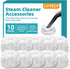 LOVECO Small Microfiber Bonnets (Triangle) Compatible with Dupray Steam Cleaner, McCulloch, awasky,